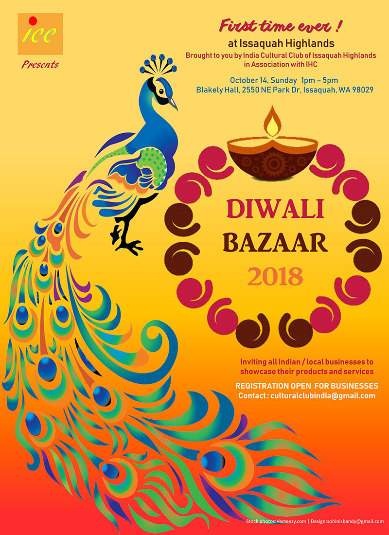 Diwali Bazaar India Culture Club Issaquah Highlands