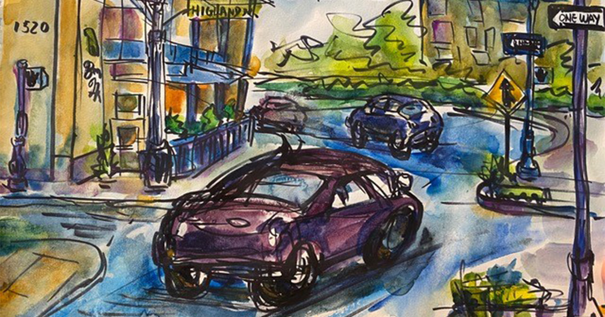 Urban Sketchers Highlands Drive