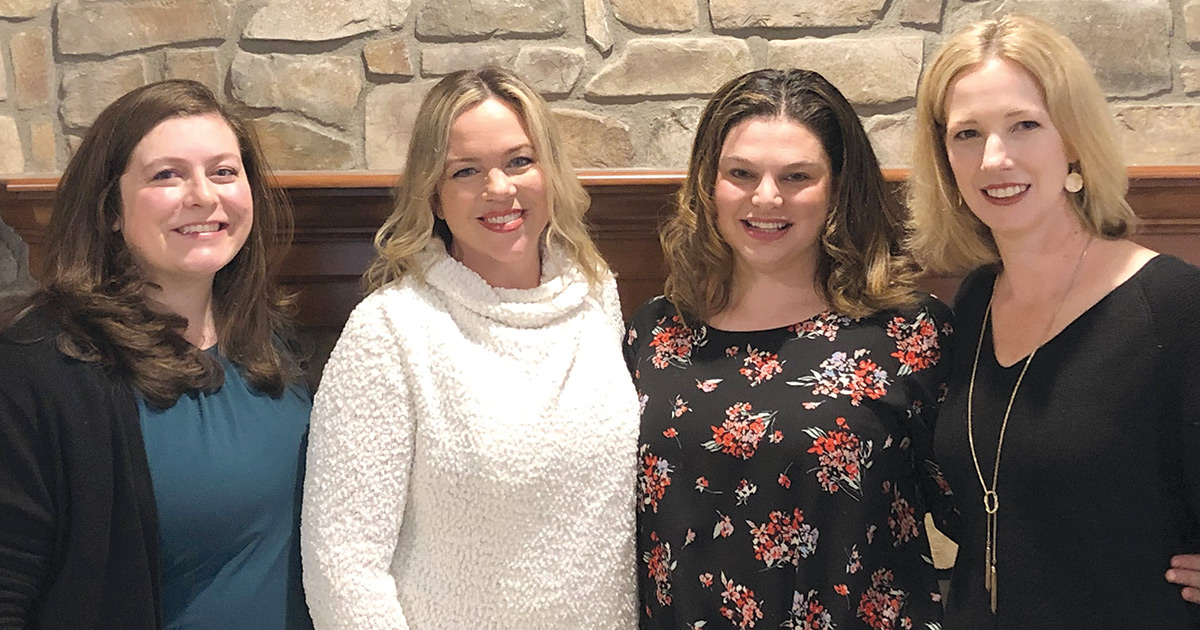 Issaquah Highlands residents Elisa Tehero, Darcy Perea, Elizabeth Gregg, and Kristen Smith Daley